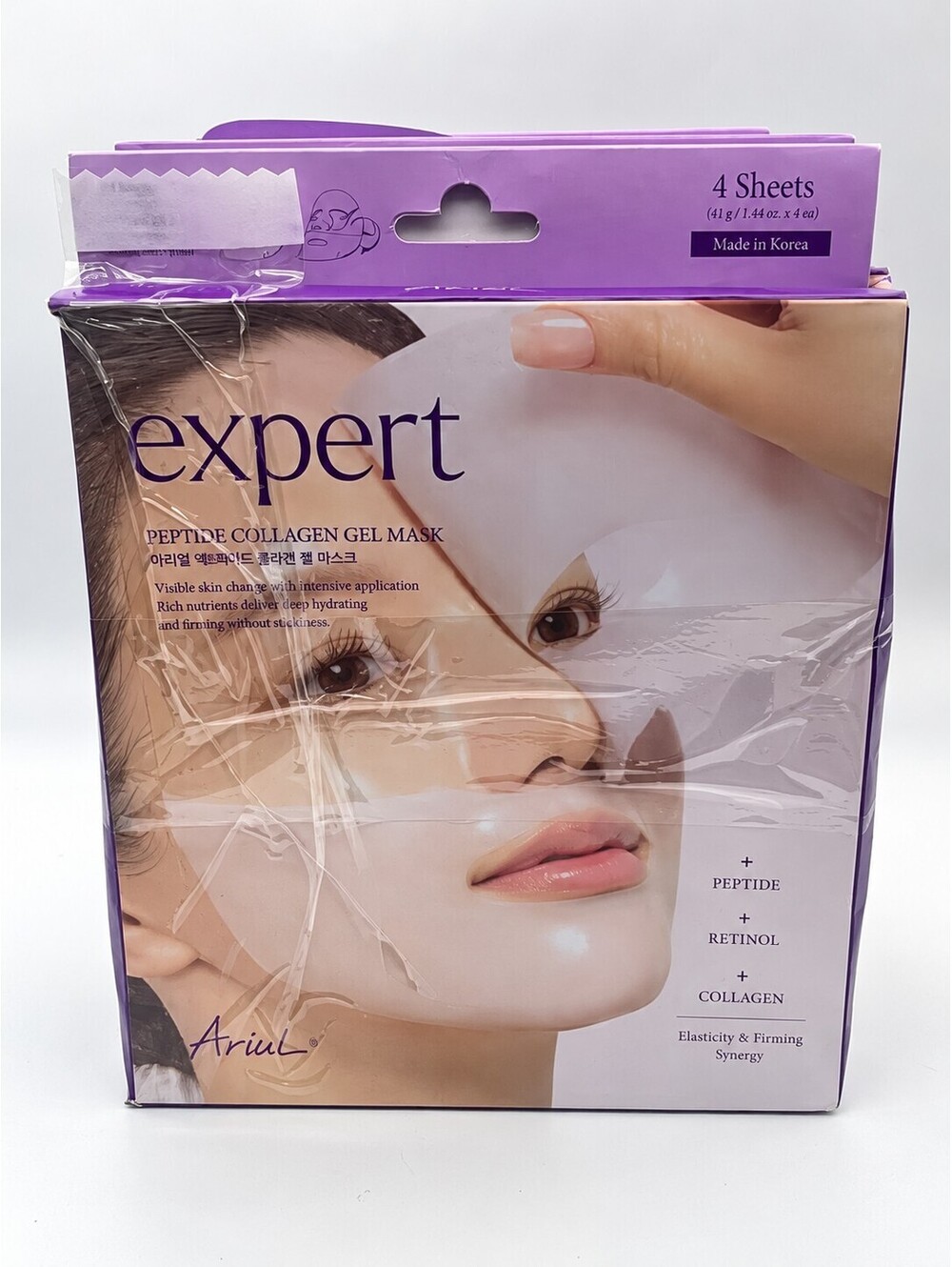ARIUL EXPERT PEPTIDE COLLAGEN GEL MASK 4 SHEETS 6-PACK